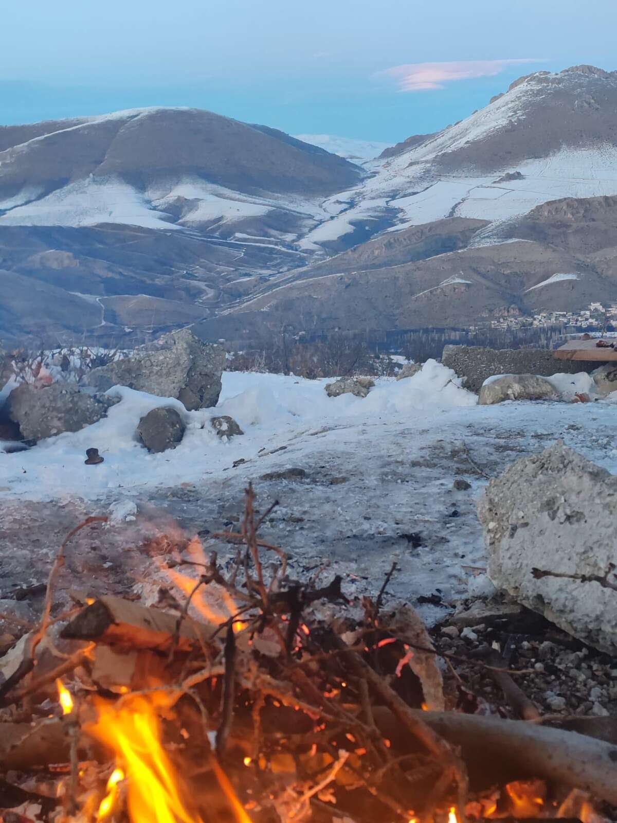 Konya’nın karla kaplı ilçesinde özlenen manzara 23